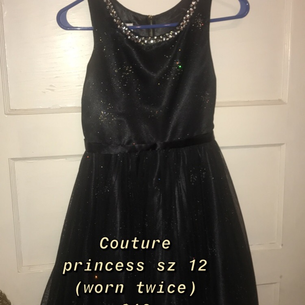 Girls black dress